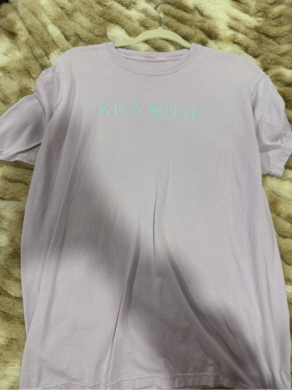Seaside Crewneck Tee - Light Lavender